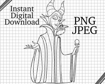 Mistress of Evil Character Clipart