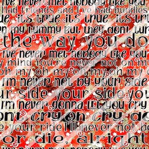 Nadie letras de patrones sin fisuras
