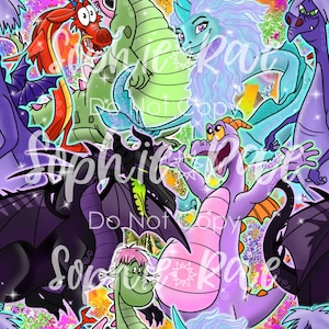Dragons Seamless Pattern