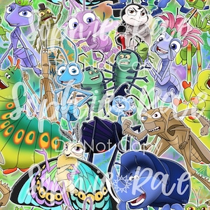 Life of Bugs Seamless Pattern