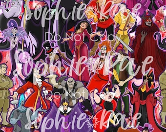 Modèle sans couture de méchants