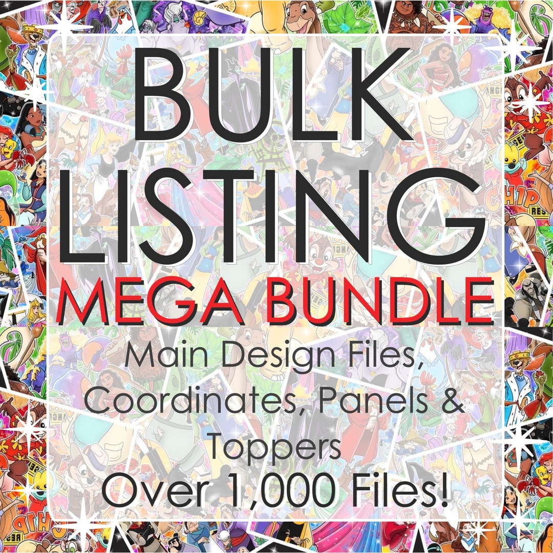 MEGA Bundle Bulk Listing- Over 1,000 Files! - Etsy