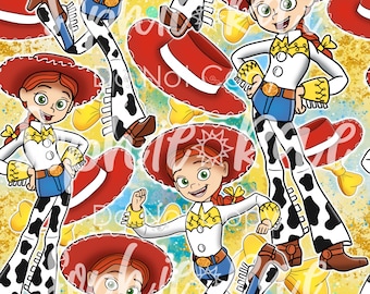 Cowgirl Seamless Pattern