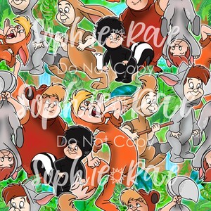 Lost Boys Seamless Pattern