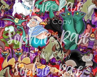 Modèle sans couture de méchants acolytes