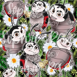 Marienkäfer Seamless Pattern