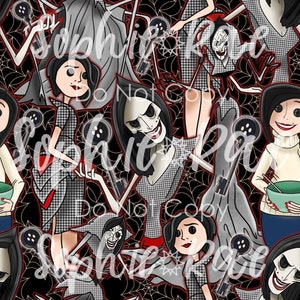 Button Mother Seamless Pattern