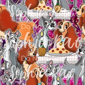 Puppy Love Seamless Pattern