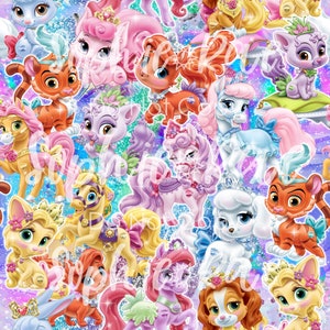 Palace Pets Seamless Pattern