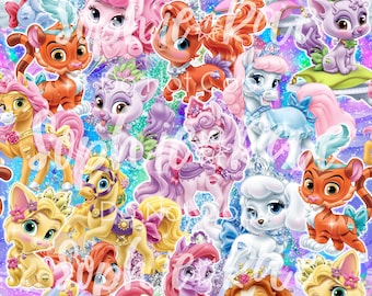 Palace Pets Seamless Pattern