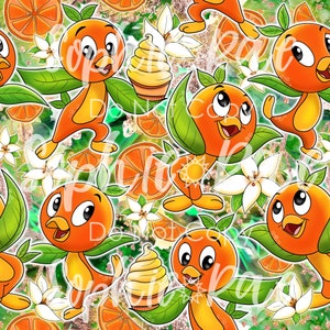 Sunshine Bird Seamless Pattern
