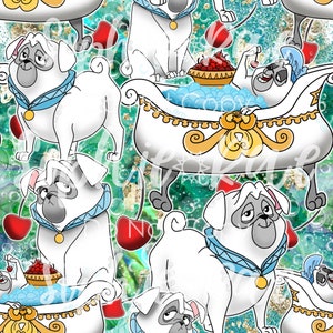 Fancy Pup Seamless Pattern