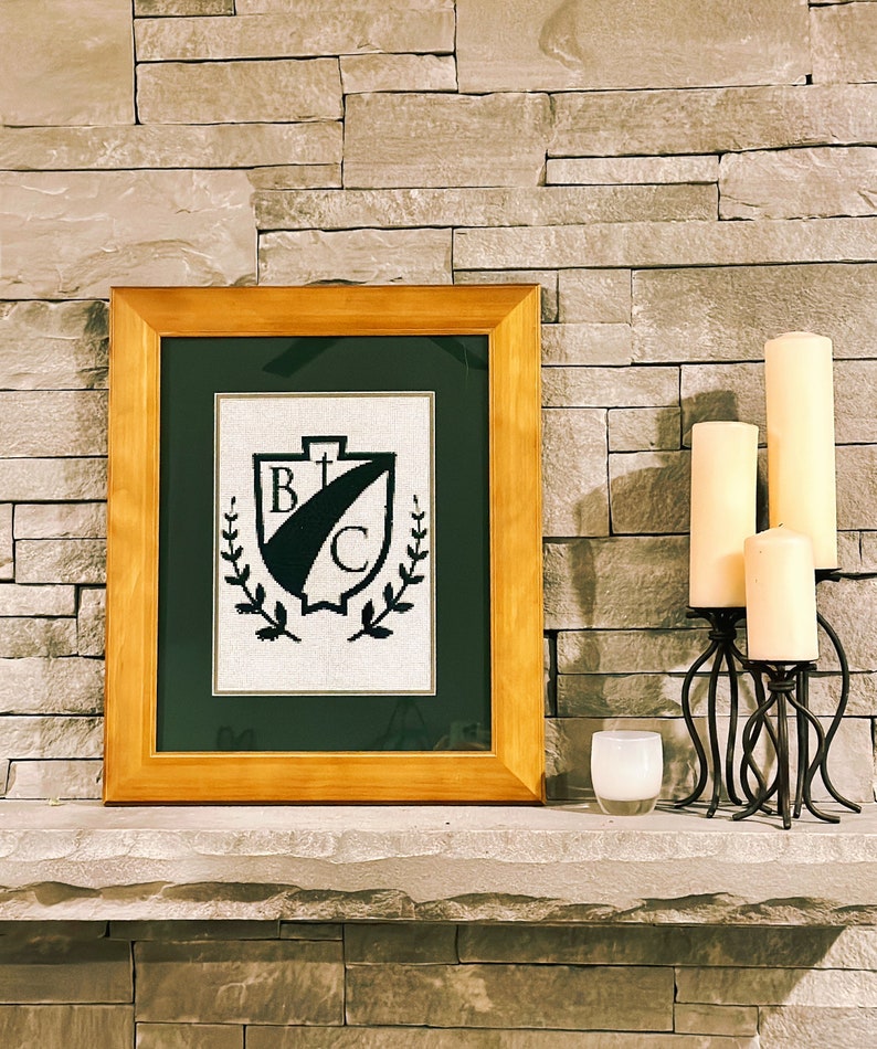 R Diagonal R Crest Custom Mosaic Graduation Framed Logo or Photo - Etsy