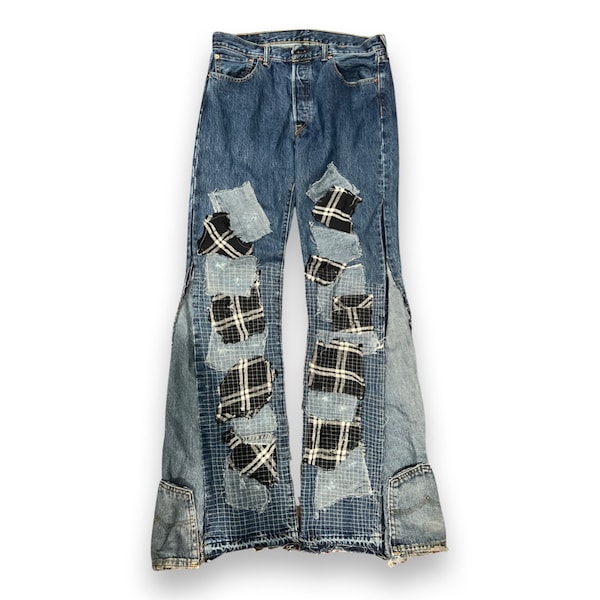 Custom Reconstructed Levi 501 Jeans