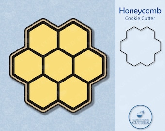 Honeycomb Cookie Cutter – Bee Cookies, Spring & Summer Baking