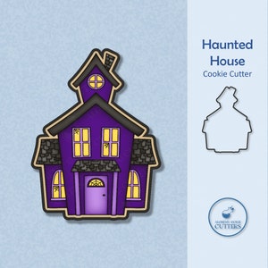 Haunted House Cookie Cutter - Halloween Cookie Cutters