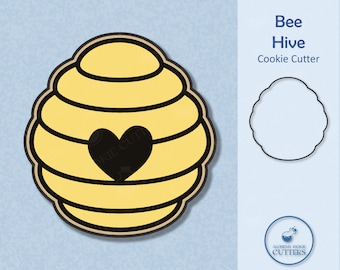 Bee Hive Cookie Cutter - Bumble Bee Cookies