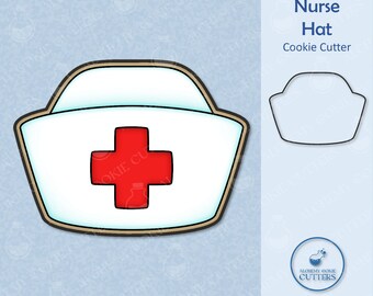 Nurse Hat Cookie Cutter