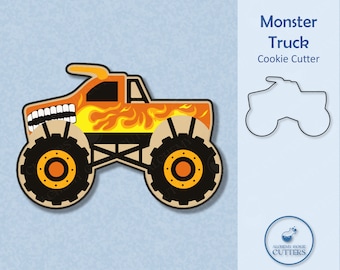 Monster Truck Cookie Cutter