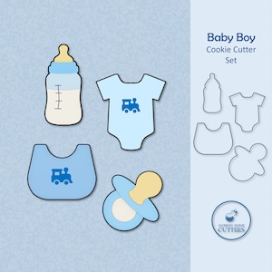 Baby Boy Cookie Cutter Set