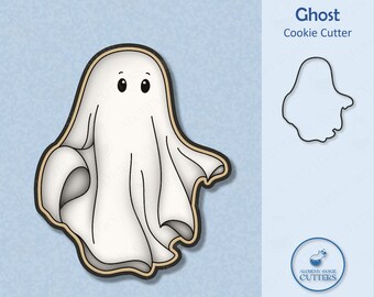 Ghost Cookie Cutter - Halloween Cookie Cutters