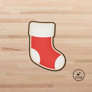 Christmas Stocking #2 Cookie Cutter - Christmas Cookies
