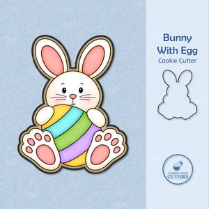 Bunny with Egg Cookie Cutter