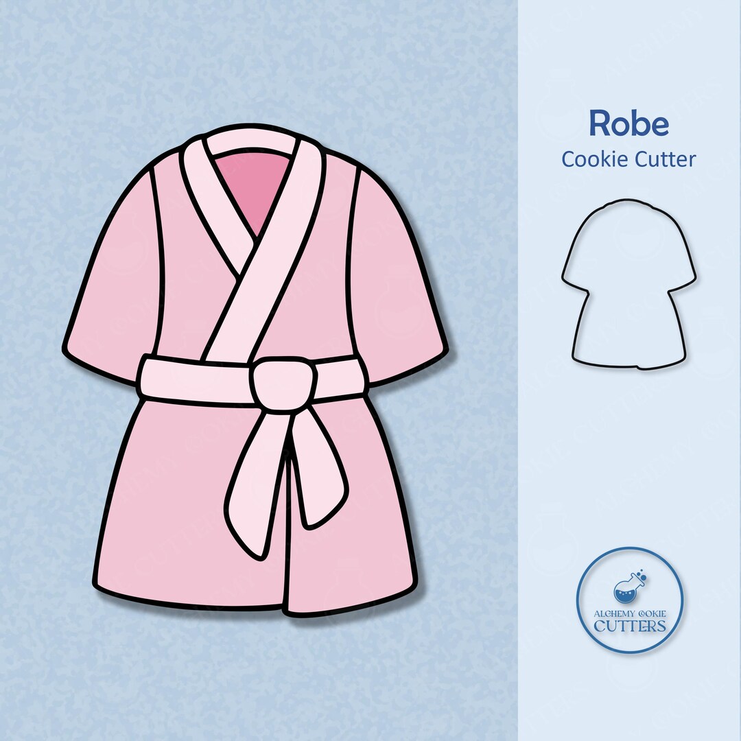 Cookies Female Robe Robe Cookie Cutter - Spa Day, Self Care Themed Cookies - Etsy