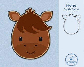 Horse Cookie Cutter - Farm Animal Cookies