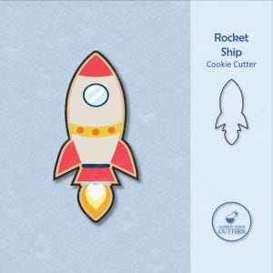 Rocket Ship Cookie Cutter