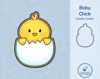 Baby Chick in Cracked Egg Cookie Cutter