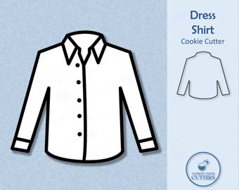 Dress Shirt Cookie Cutter