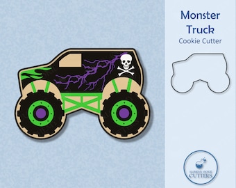 Monster Truck Cookie Cutter