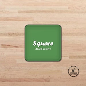 Square Cookie Cutter with Round Corners