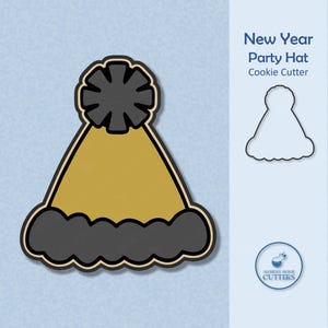 Party Hat Cookie Cutter - New Year Celebration