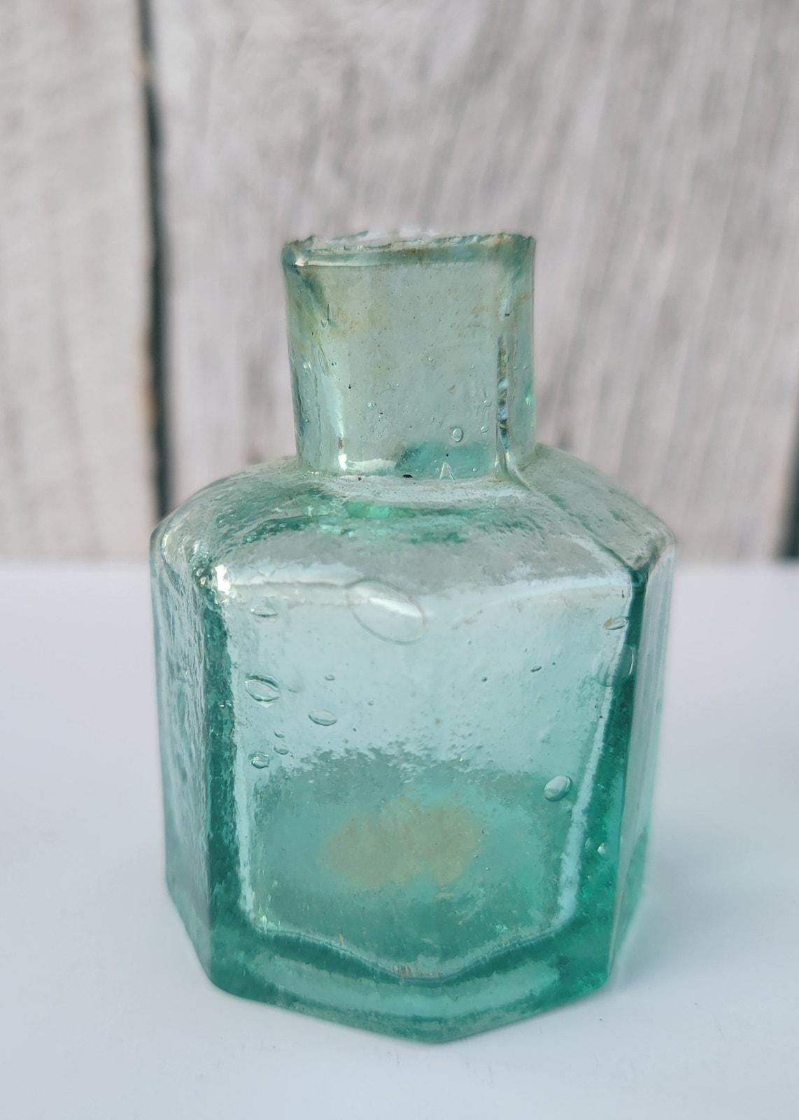 Antique Ink Well Glass - Etsy