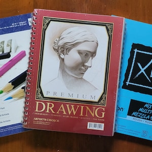 Lot f 4 Artist Drawing Pads - Canson, Artist Choice, Royal Langnickel