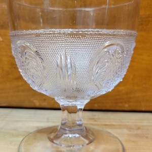Antique EAPG - Bakewell & Pears - Princess Feather Goblet or Sundae Dish