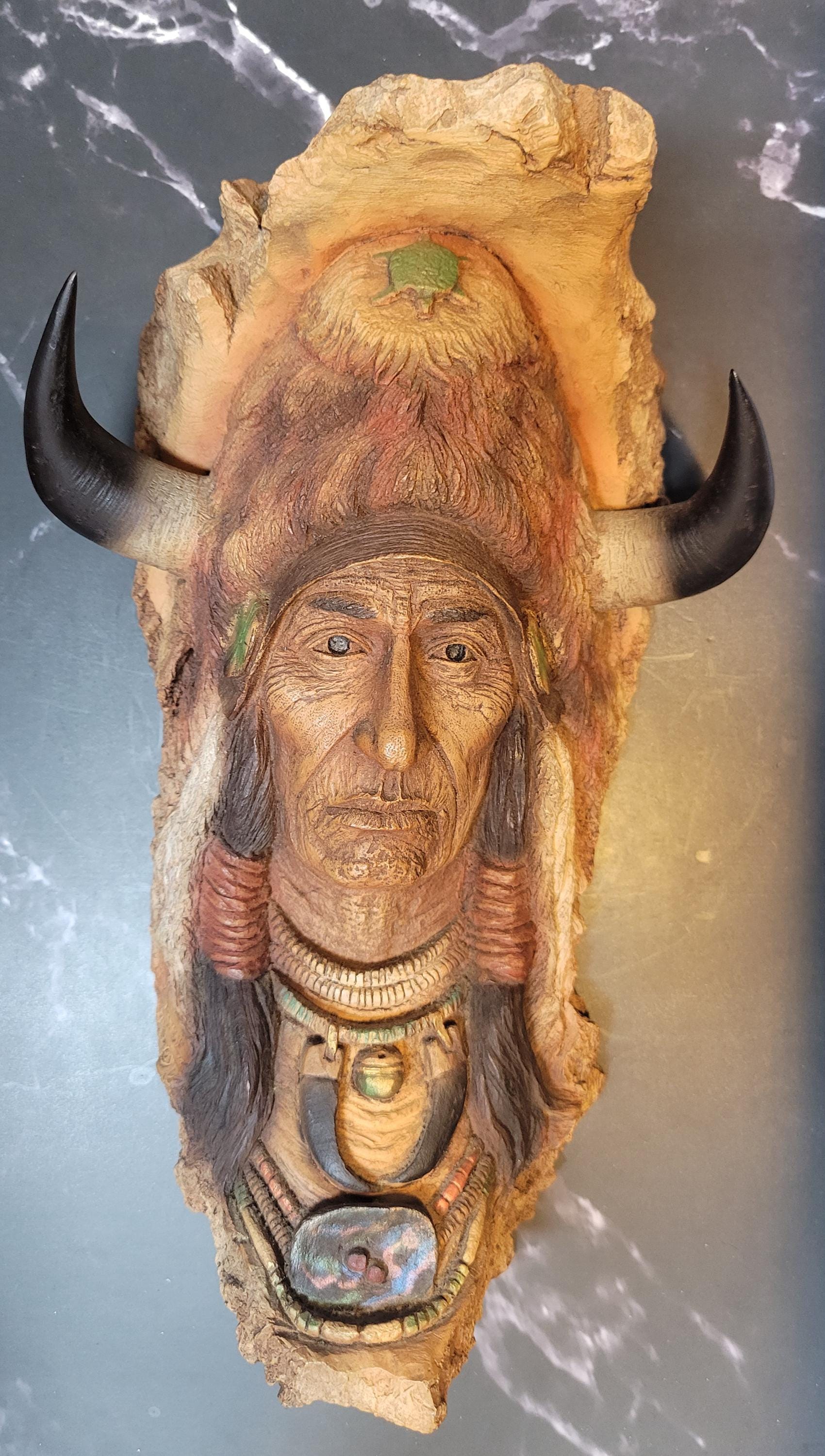 Native American Medicine Man Figurine - Etsy