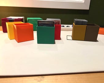 3D Printed Trading Card Storage Box – Medium Draupnir, Holds 50 Cards