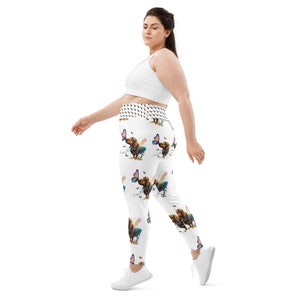 Dashing Dachshund Plus Size Leggings: Rare and Colorful Beachwear for the Whole Family All-Over Print Plus Size Leggings