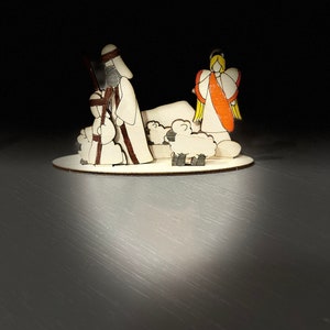 Color and Build Your Own Christmas Nativity, Wise Men, and Shepherds Stand Set image 3