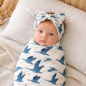 Gus Swaddle Headwrap Set