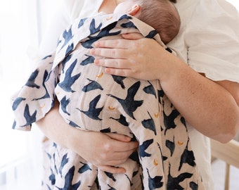 Gus Goose Swaddle Blanket