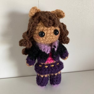 Werewolf Girl | High School Monster | Handmade Crochet Doll
