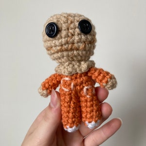 Trick r&#39; Treat Sam Crochet Doll | Halloween Plushie | Handmade Collectible