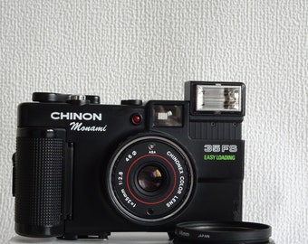 Chinon Monami 35FS EASY LOADING + case + strap