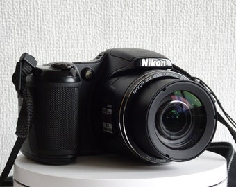 Nikon COOLPIX L820 + strap + case + HDMI cable TV + USB cable + battery