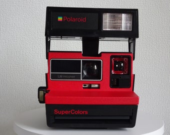 Polaroid Supercolors Red + strap