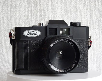 Ford 35mm film camera + strap + case